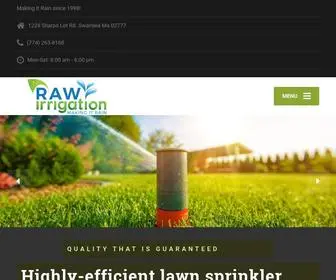 Rawirrigation.net(We are an irrigation company) Screenshot