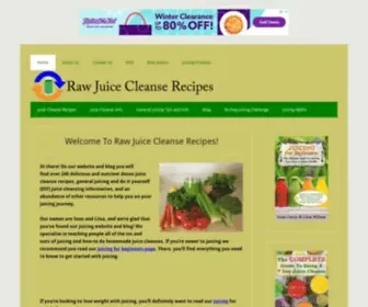 Rawjuicecleanserecipes.com(Juice Cleanse Recipes) Screenshot