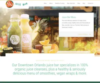 Rawjuicinganddetox.com(Raw Juice Bar) Screenshot