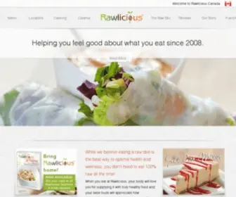 Rawlicious.ca(Rawlicious) Screenshot