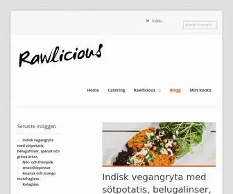 Rawlicious.se(Rawlicious) Screenshot