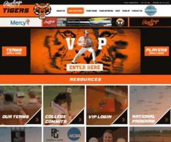 Rawlingstigers.com(Rawlings Tigers Baseball) Screenshot