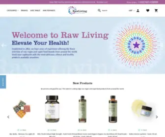 Rawliving.co.uk(Raw Living) Screenshot