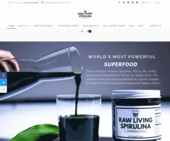 Rawlivingspirulina.com(Raw Living Spirulina) Screenshot