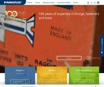 Rawlplug.com(Homepage) Screenshot