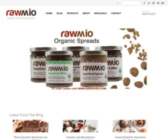 Rawmio.com(Organic Raw Gourmet Chocolate) Screenshot