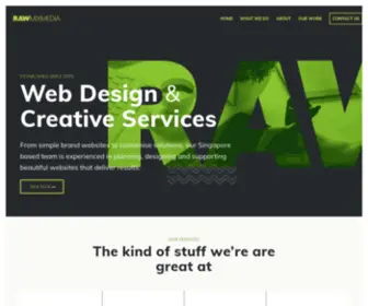 Rawmixmedia.com(Web Design & Development in Singapore) Screenshot