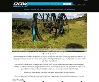 Rawmudflap.uk(Colourful and Custom Extensions For Bicycle Mudguards) Screenshot