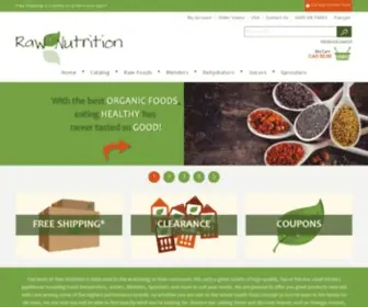 Rawnutrition.ca(Raw Nutrition Canada The Best Kitchen Tools) Screenshot