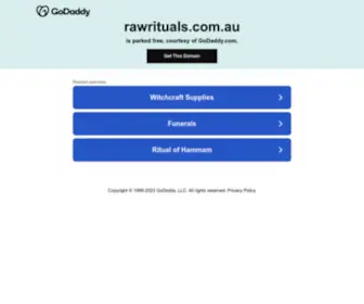 Rawrituals.com.au(Best Natural Deodorant) Screenshot