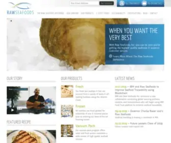 Rawseafoods.com(Raw Seafoods Inc) Screenshot