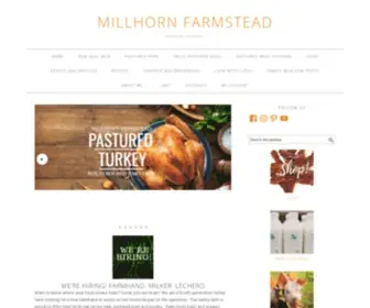 Rawsomedairy.com(Millhorn Farmstead) Screenshot