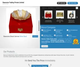 Rawsomeshack.in(Rawsome Trading Private Limited) Screenshot