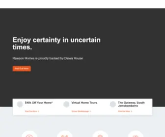 Rawsonhomes.com.au(Rawson Homes) Screenshot