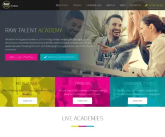 Rawtalentacademy.com(Raw Talent Academy) Screenshot