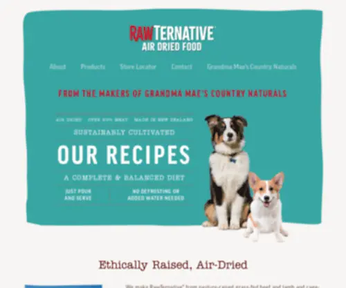 Rawternative.com(The pet food owned by independent pet stores) Screenshot