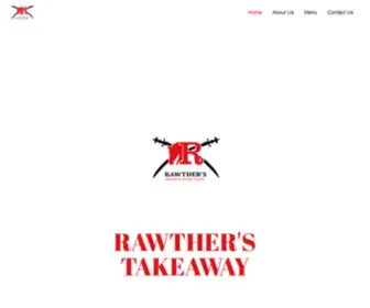 Rawthers.co.uk(Take Away Menu Online) Screenshot