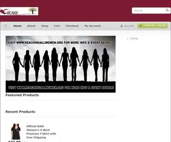 Rawtshirt.com(Raw Reaching All Women) Screenshot