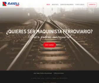 Raxellrail.com(CURSO DE MAQUINISTA) Screenshot