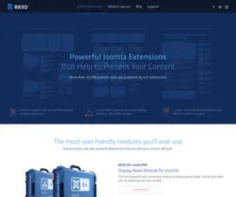 Raxo.org(Joomla News Display Modules from RAXO) Screenshot
