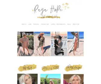 Rayahope.com(Raya Hope) Screenshot