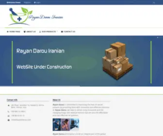 Rayandarou.com(Rayan darou company) Screenshot