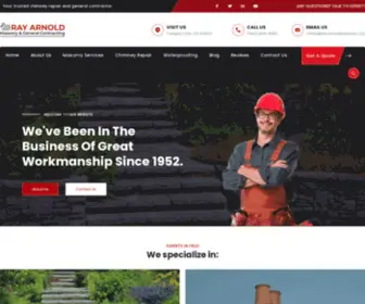 Rayarnoldmasonry.com(Ray Arnold Masonry & General Contracting) Screenshot