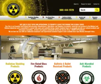 Raybar.com(Radiation shielding) Screenshot