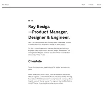 Raybesiga.com(Ray Besiga) Screenshot