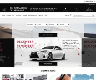 Raycatenalexus.com(Ray Catena Lexus of Larchmont) Screenshot