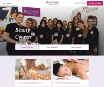 Raycochrane.co.uk(Beauty Therapy Courses & Training London) Screenshot