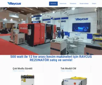 Raycusturkiye.com(Yang Makine olarak) Screenshot