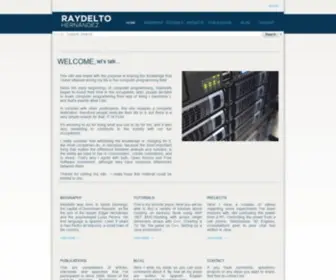 Raydelto.org(Bienvenidos a) Screenshot