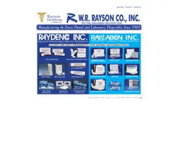 Raydenco.com(Rayson Healthcare a Division of WR Rayson Co) Screenshot