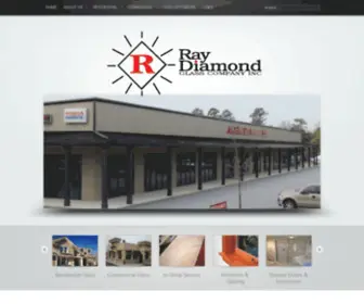 Raydiamondglass.com(Ray Diamond Glass) Screenshot