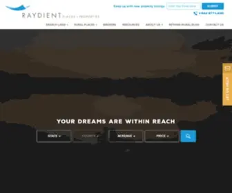 Raydientplaces.com(Land For Sale & Rural Lots for Sale) Screenshot