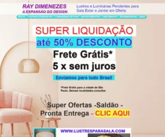 Raydimenezes.com.br(Lustres-Luminária-Pendentes Lustres-Luminária-Pendentes, São Paulo, Lustres para Sala) Screenshot