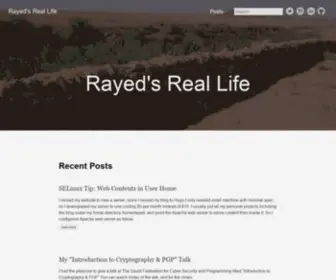 Rayed.com(Rayed's Real Life) Screenshot