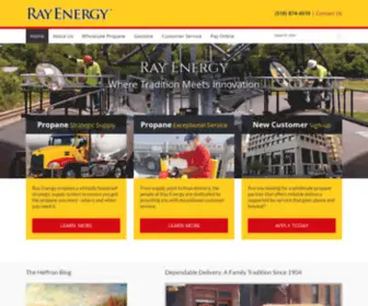 Rayenergy.com(Midstream Propane Logistics & Supply) Screenshot