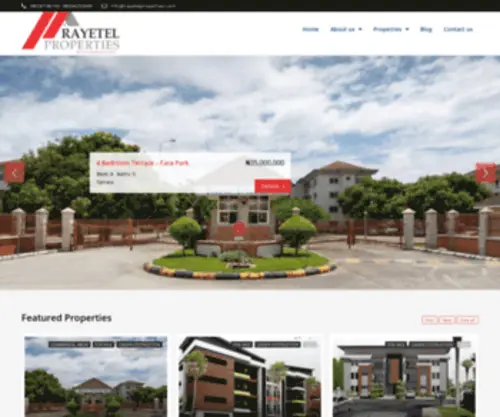 Rayetelproperties.com(Rayetelproperties) Screenshot