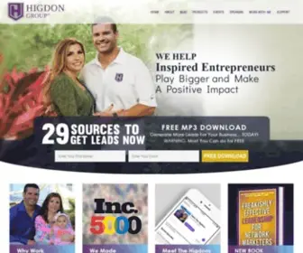 Rayhigdon.com(Network Marketing Training That Makes Peoples Six Figures) Screenshot