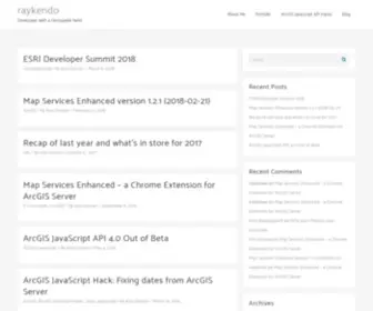 Raykendo.com(Developer with a Geospatial twist) Screenshot