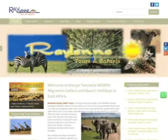 Raylenne.com(Kenya Tanzania combined wildlife safaris) Screenshot