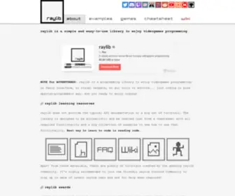Raylib.com(A simple and easy) Screenshot