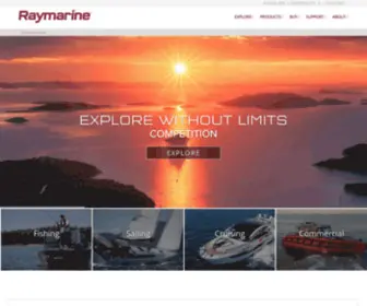 Raymarine.co.uk(Raymarine Marine Electronics) Screenshot