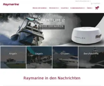Raymarine.de(Marine Elektronik von Raymarine) Screenshot