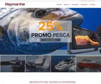 Raymarine.it(Elettronica Raymarine per la Nautica) Screenshot