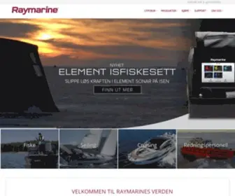 Raymarine.no(Maritim Elektronikk av Raymarine) Screenshot