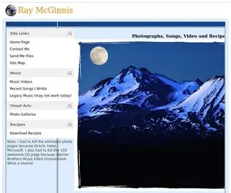 RaymcGinnis.net(Ray McGinnis's Audio) Screenshot