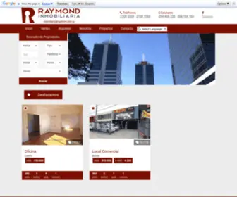 Raymond.com.uy(Inmobiliaria Raymond) Screenshot